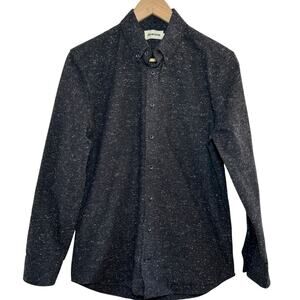 Taylor Stitch The Jack Shirt Mens 38 Coal Donegal Button Down Shirt